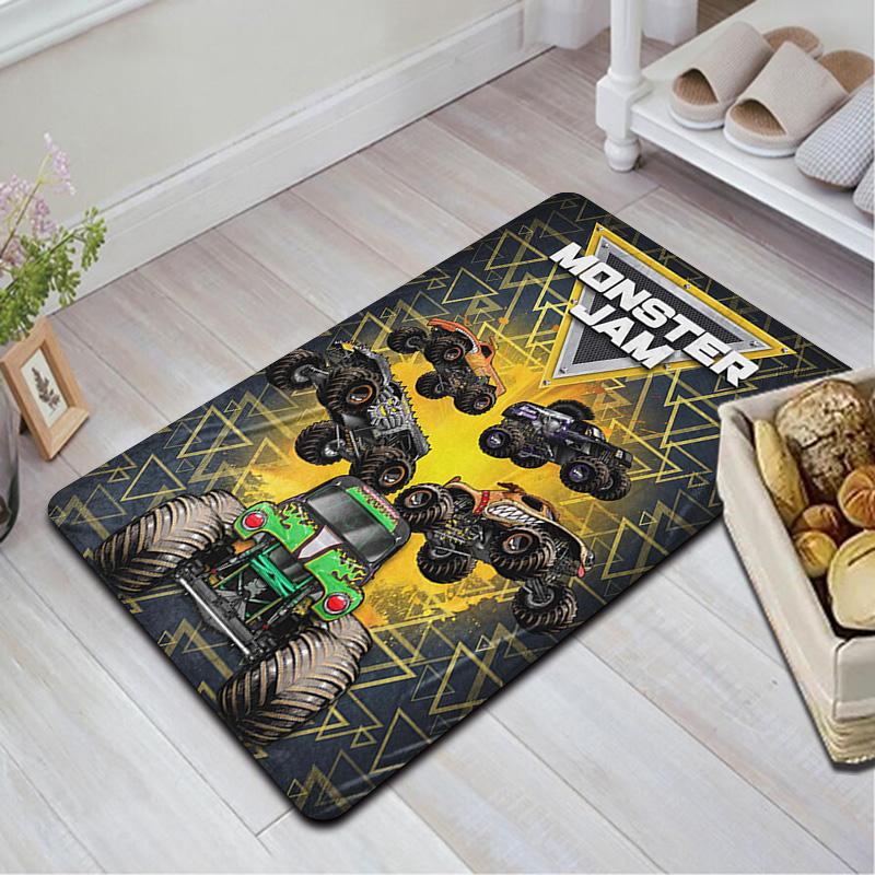 Monster Jam Rug Floor Mat for Living Room or Bedroom Soft and Comfortable Carpet a Gift for Birthday and Holiday.MFF0918497