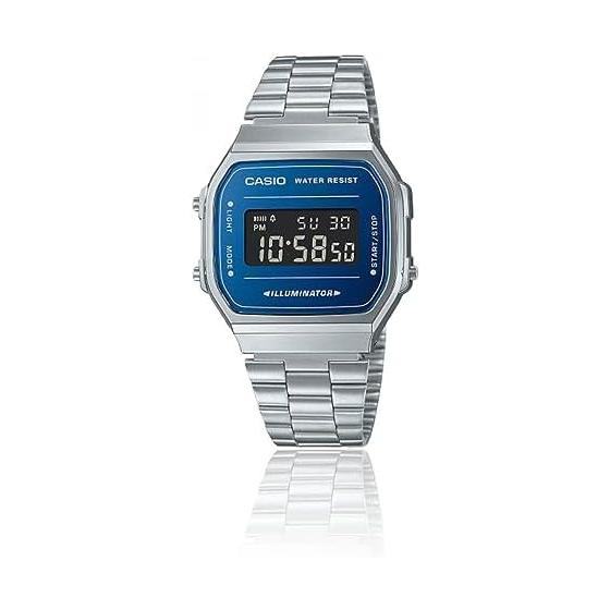 [Casio] Повседневные часы A168WEM-2BEF Синие Повседневные Унисекс