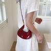 Simple Half-moon Crescent Bag Y2k Women's Coin Purses Fashion Pu Leather Handbag  Minimalist