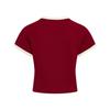 Adidas Originals Resort French Holiday Cotton Casual Sports Short Sleeve T-Shirt Women Tops KX0734