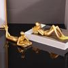 Thinker Resin Statue Abstract Figurine Crafts Home Modern Art Sculpture Living Room Desktop Decoration Accessory