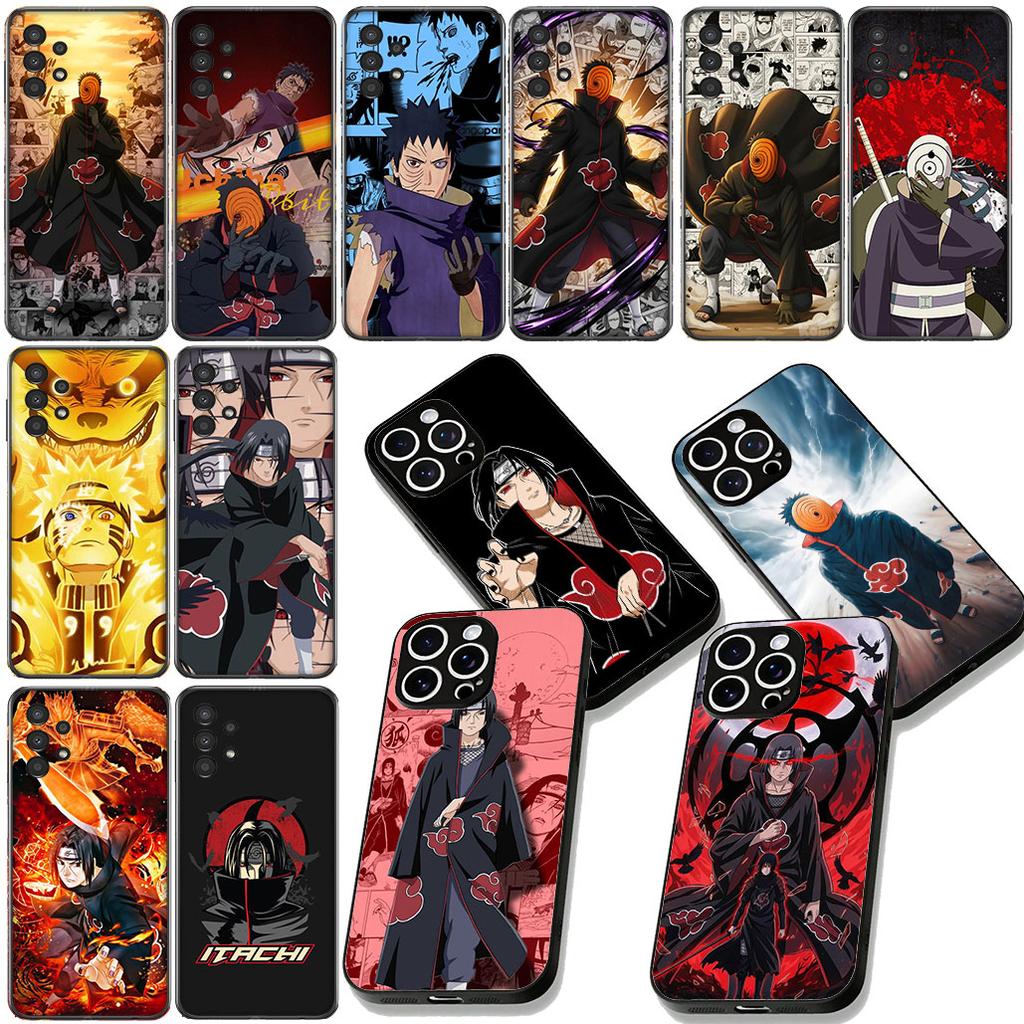 Obito Itachi Uchiha Tobi Akatsuki Narutos Phone Case for Apple iPhone 12 13 Mini XS 11 Pro Max 7 8 Plus + XR 8+ X SE 2020 SE3