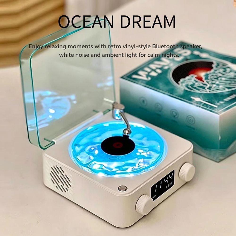 KW03 Retro Bluetooth Speaker Bluetooth 5.0 White Noise Sleep Speaker  Portable Small Speaker