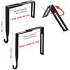 Adjustable Cubicle Hangers Stainless Steel Home Supplies Partition Hanger Universal Cubicle Hooks Accessories Utility Gadgets
