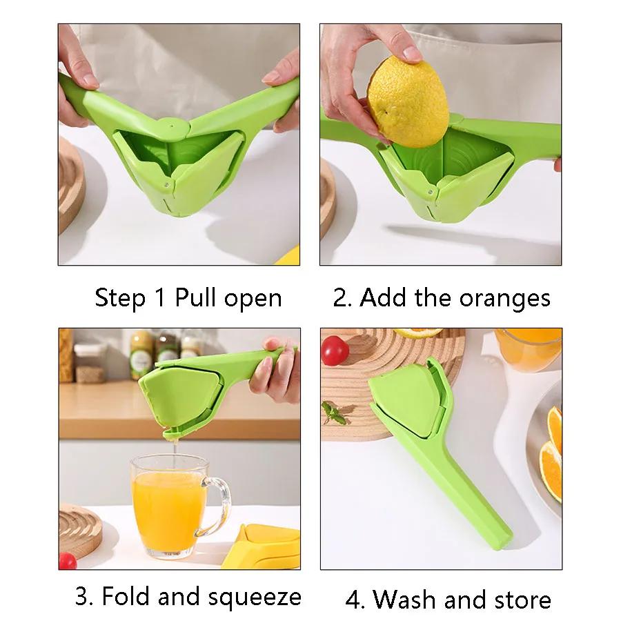 1PC Lemon Juicing Machine | Easy To Squeeze Manual Lemon Juicing Machine | Foldable and Flat To Save Storage Space Citrus Juicin