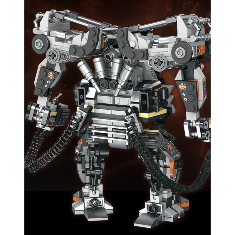 Science Fiction Building Blocks Action Robot Mecha MOC Bricks Toys Christmas Gifts for Boys Adult Children Desktop Decoration