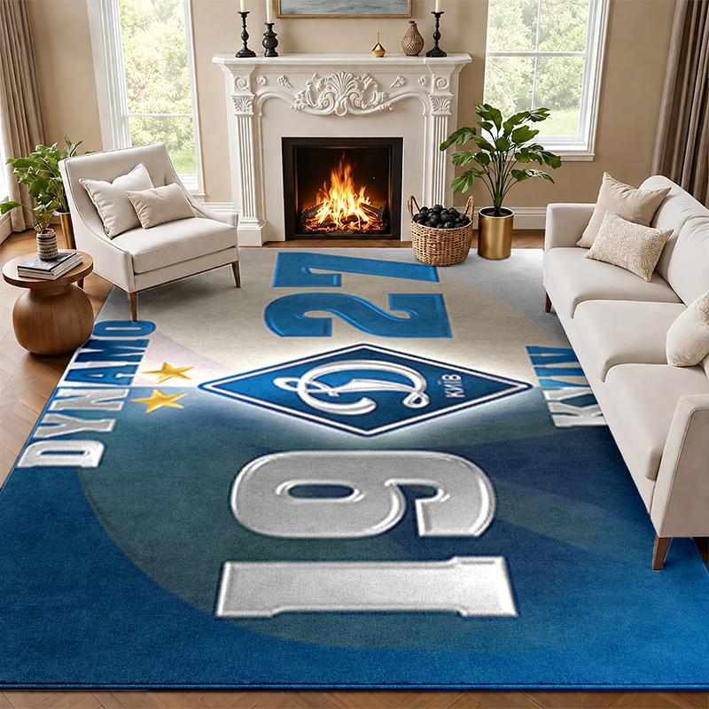 FC Dinamo Minsk Carpet Door Mat for Living Room or Bedroom Protective Mat Under Chair Office Decoration Christmas Gift Birthday Present