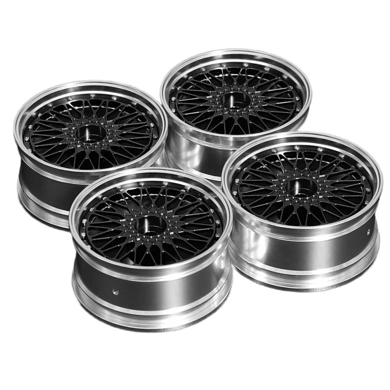 B03B-4Pcs 1.9In On-Road Drift Touring Wheel Rim Hubs For 1/10 Traxxas HPI Kyosho Redcat Sakura HSP RC Car Upgrade Parts