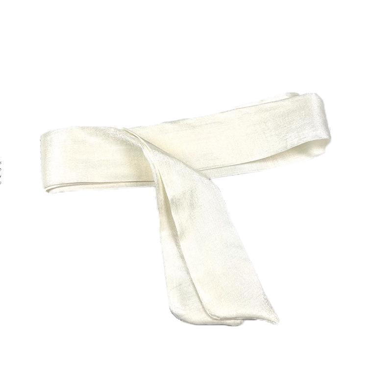 Shimmer Waist Belt Sash Scarf Lace up Ribbon Accessory