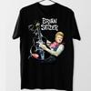 Вінтажний Чорний Бавовняний Унісекс Футболка Brian Setzer Signature Всі Розміри CM749