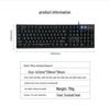 Sensoni Silent Mechanical Keyboard: Wired, Backlit USB for Office & Gaming