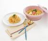 Ishigaki Delish Life Foldable Silicone COOK Easy To Use In the Microwave Time Saving Cooker Steaming Dishes Rice Cooking Pasta Recipe Included Round