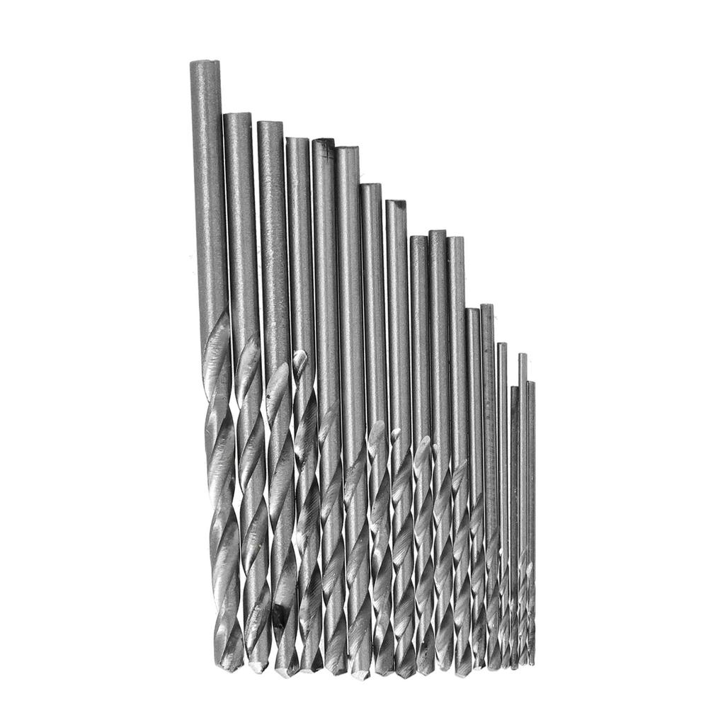 150Pcs Twist Drill Bits Mini HSS Manual Hardware Tools Replacement 0.4mm?3.2mm with Plastic Box