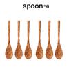 Natural Coconut Bowl 12-15cm Handmade Wooden Tableware Wood Spoon Dessert Fruit Salad Mixing Rice Ramen Bowl Kitchen Dinnerware