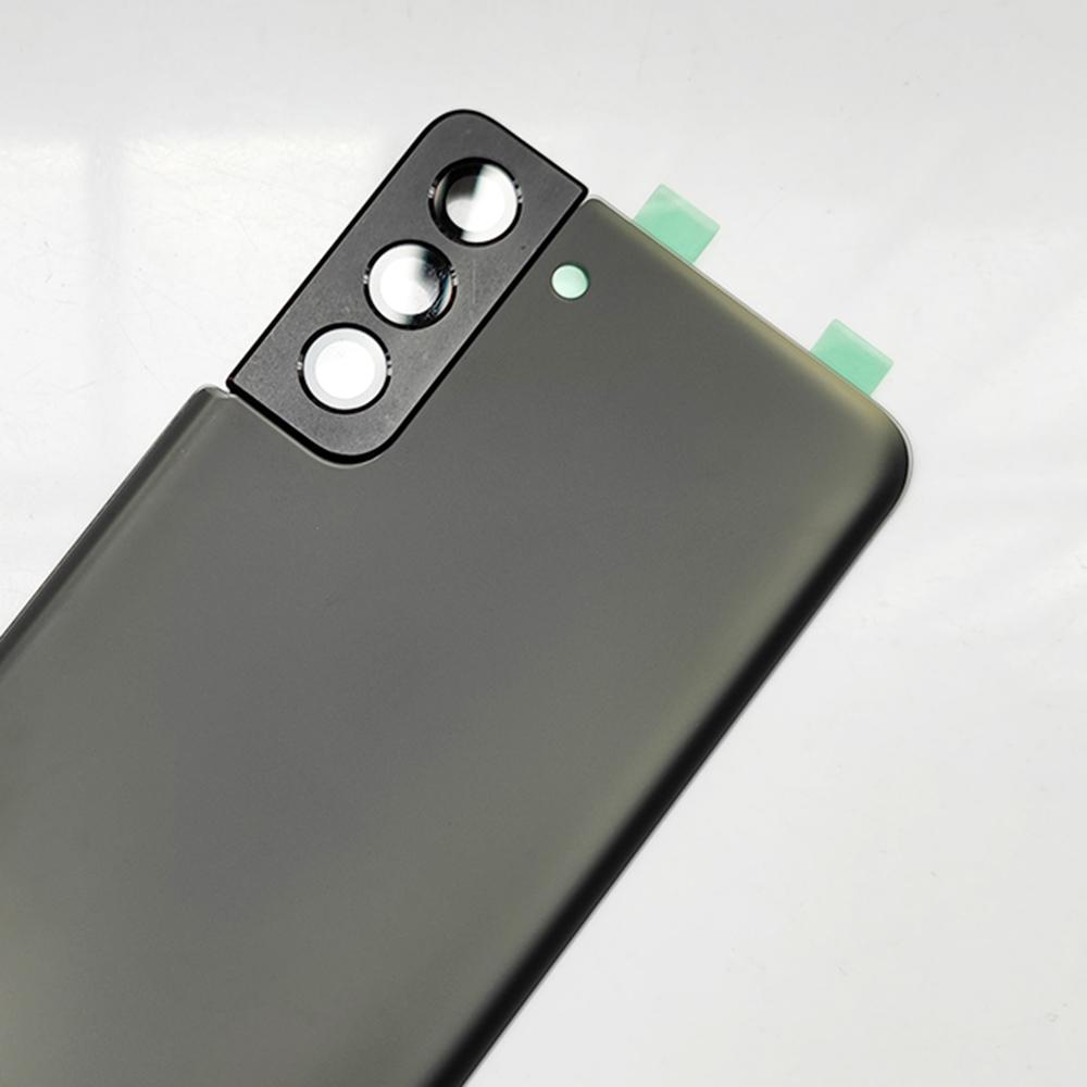 Cover Posteriore in Vetro SM-G996 Per Samsung Galaxy S21+ 5G S21 Plus Sostituzione Sportellino Batteria, Cover Posteriore + Lente Fotocamera