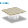 CNSKOU New Fashion EU/UK Waterproof Toughened Glass Panel Smart Home 1 Gang Touch WiFi Light Wall Switches for Smart Life