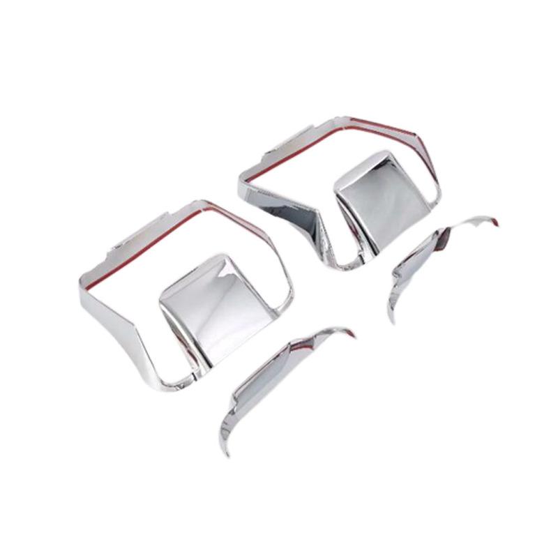 Car Styling Cover Detector ABS Chrome Trim Back Tail Rear Light Lamp Frame Stick For Jeep Wrangler JL 2018