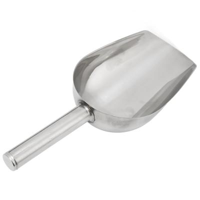 Tierfutterschaufel, Edelstahl, Hundefutterlöffel, langer Griff, Fütterungslöffel für Hunde und Katzen