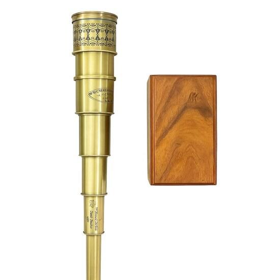 Marine Nautical Antique Vintage Solid Brass Pirate Spyglass Telescope 20"