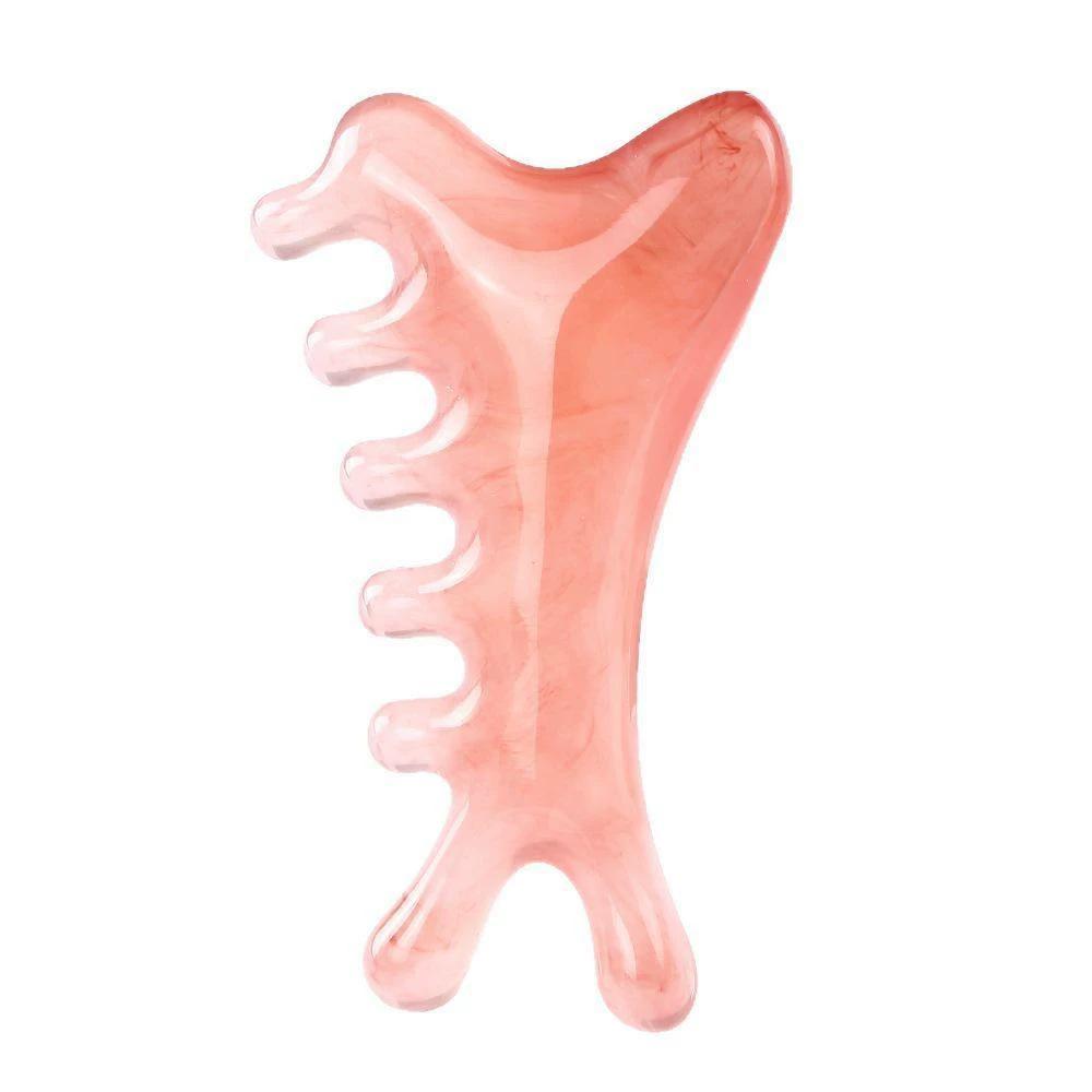 Natural Resin Scalp Massage Comb with Five Claws