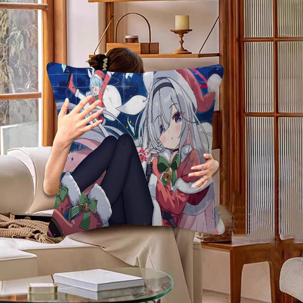 Popular Game Blue Archive Cushion Cover Decorative Pillow Sofa Home Decor Case Pillow Cases