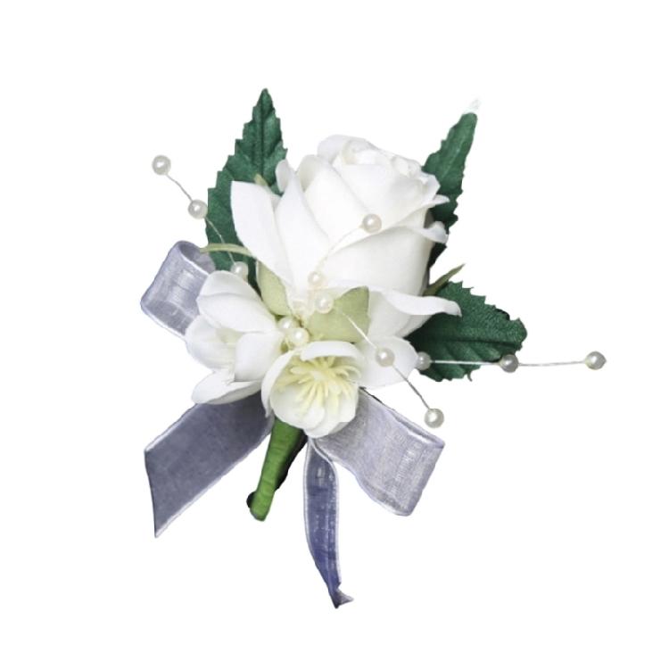 Beautiful Silk Flower Boutonniere Chest Flower For Weddings Parties And Formal Event Gatherings Dressingup Accessory