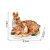 Mother and Young Deer Box Ornate Design Jewelry Delicate Home Decor for Vanity, Dresser,