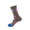 Stylish Streetwear Crew Socks Men Women Cotton Blend Mid-Calf Trendy Patterned Casual