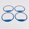 For Hyundai KONA 2017 2018    ABS Chrome Door Audio Speaker Sound Frame Ring Cover Trim Car Styling Accessories