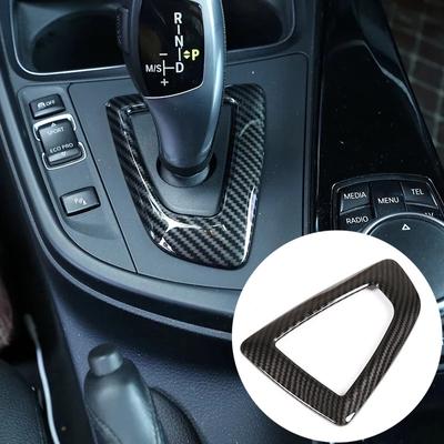 Rámik panelu radiacej páky auta v štýle karbónových vlákien Pasuje pre BMW F20 F21 F22 F23 F30 F34 F35 F32 F33 F36 Auto