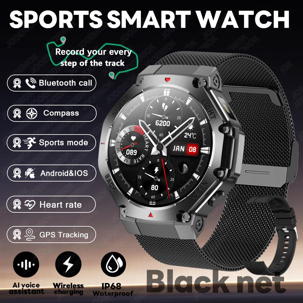 Новий спортивний смарт-годинник з GPS для чоловіків PK Amazfit T-Rex 3 Bluetooth-дзвінок Смарт-годинник Компас Зовнішній Фітнес Монітор здоров'я Браслет