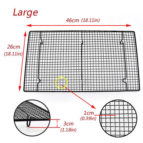Kitchen baking tools Stainless Steel Cooling Roasting Rack Heavy Duty Thick-Wire Grid for cooking Jelly Roll Pan Oven