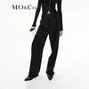 MO&Co. Autumn Collection High-Waist Wool Blend Straight-Leg Trousers