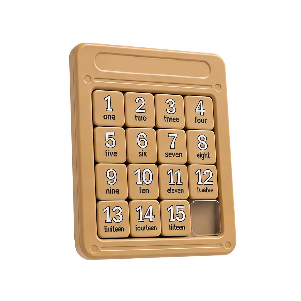 Magnet Number Huarong Road Colorful Intelligence Toy; Brain Training Development Game Nine- Puzzle Toy