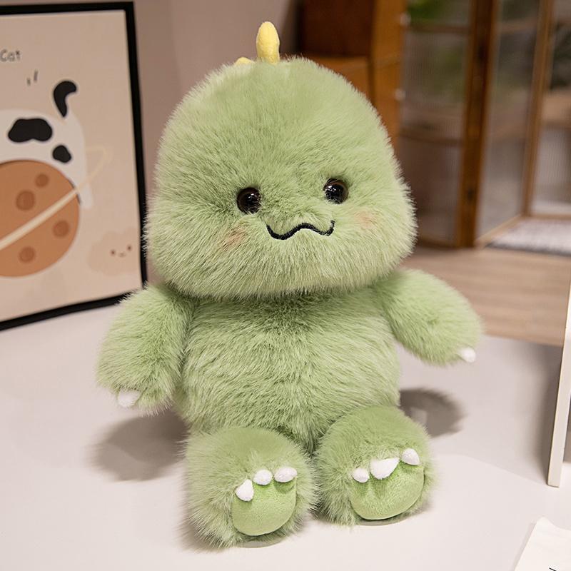 Cute Fluffy Dinosaur Elephant Plush Toy Cartoon Wear Pants Otter Stuffed Animal Plush Doll Gifts