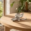 Flower-Shaped Candle Holder for Shelf Display