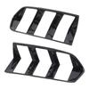 Car Taillight Lamp Decoration Covers ABS Decoration For Ford Mustang 2024 Up Exterior Accessoriess ,Carbon Fiber Black
