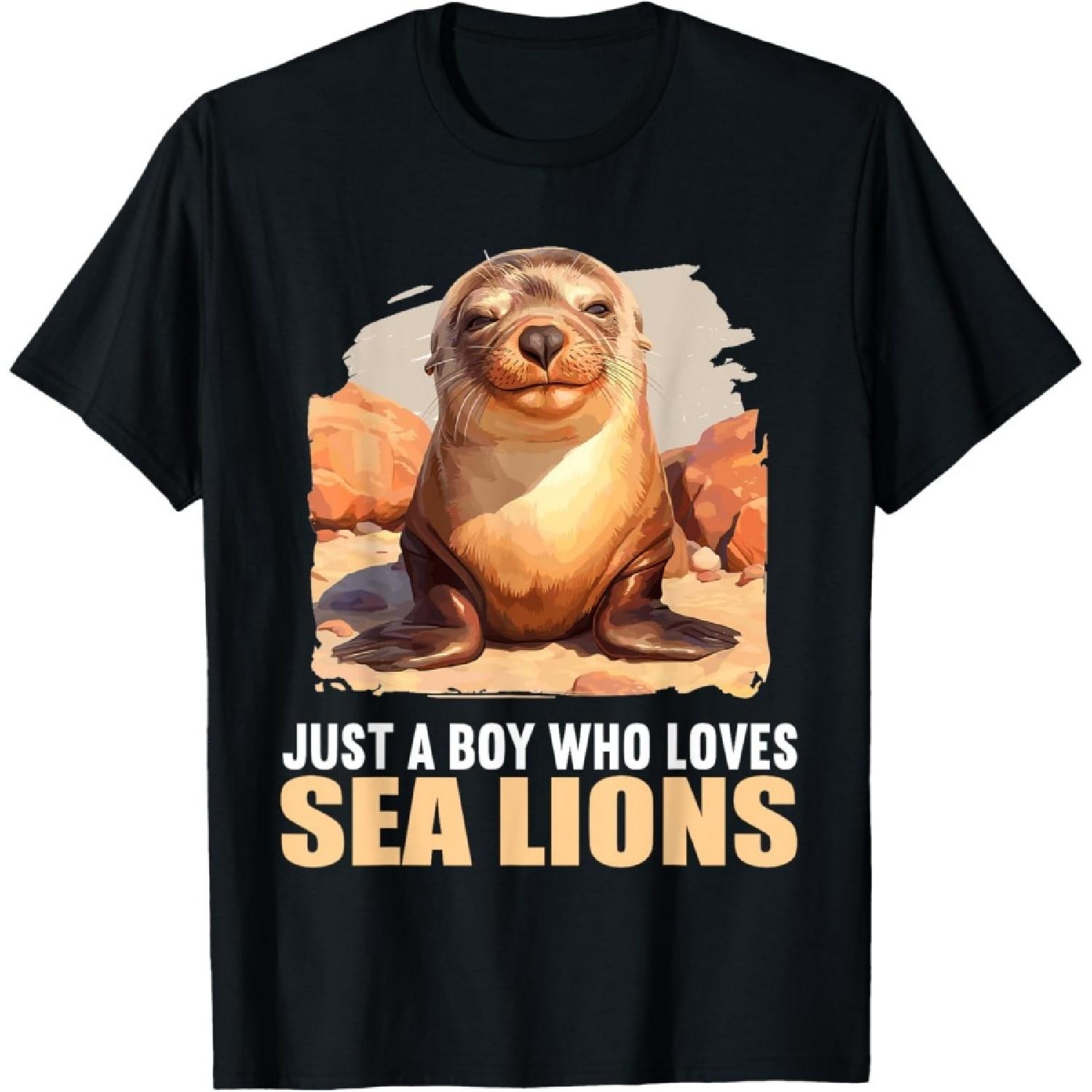 Просто мальчик, который любит морских львов(1) S