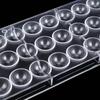 Clear 24 Half Ball DIY Fondant Cake Mousse Mould Candy Maker Baking Tool Hard Chocolate Mold