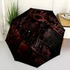 1pc MY CHEMICAL ROMANCE THE BLACK PARADE IS DEAD! Automatic Open,Windproof, Compact Travel Umbrella, Gift for Birthday, Christmast93090