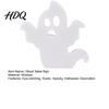 Small Ghost Statue for Shelf Cute Halloween Wooden Table Sign, Spooky White Standing Photo Prop Party Block Sign Holiday Tiered Tray Centerpiece,