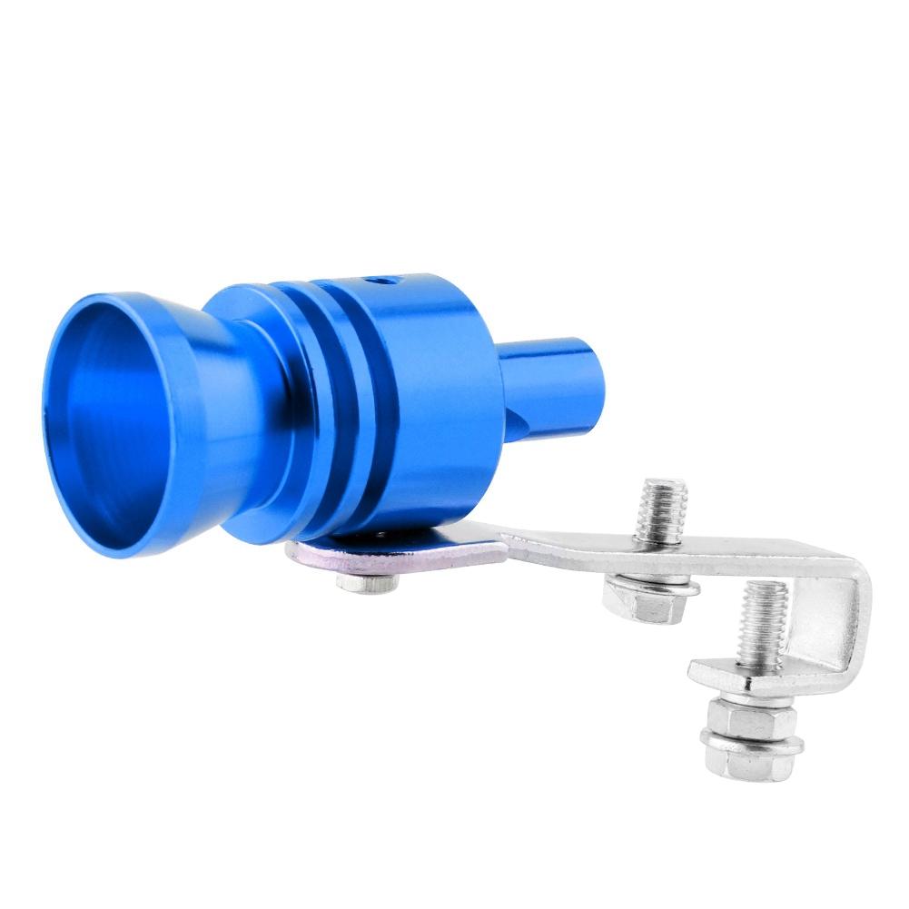 Universal Car Exhaust Pipe Turbo Whistle for Automobile ATV SUV Auto Accessories (Blue)