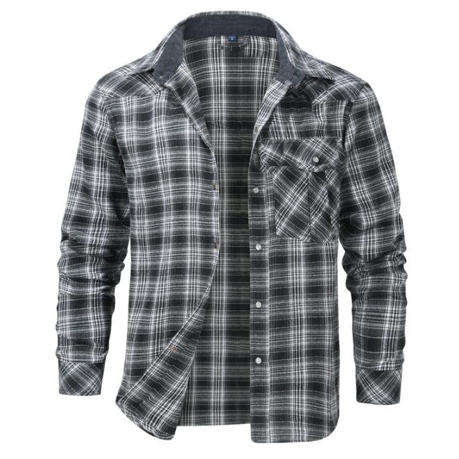 

Осенне-зимняя джинсовая куртка с воротником, молодежная джинсовая куртка, весенне-осенняя тонкая джинсовая куртка, мужская фланелевая рубашка M серый