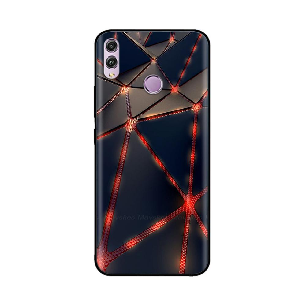 For Huawei Honor 8X Case Silicon Soft TPU Cartoon Painted Back Cover Phone Case for Huawei Honor 8X 8 X Honor8x Cases Bumper