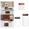 Kaffee A Way Auslassventil Tank Glasfläschchen Lebensmittel Organizer Aufbewahrungsbehälter für Snacks Café Shop