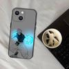 Custodia per Telefono Anime Gojo S-Satoru Per iPhone 17,16,15,14,13,12,11,Pro,XS,Max,XR,Plus,E,SE4,Mini Cover Morbida Nera