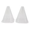 20Pcs Garden Cloche Frost Protection Transparent Rectangular Reusable Cloche Plant Bell Cover