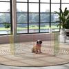 Pet Playpen Crate, with Eight Panels, Door, for Indoors and Outdoors, 60H X Diameter 156cm