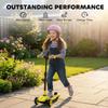 Three-Wheel Foldable Electric Scooter for Kids Aged 6-10 Years, Yellow