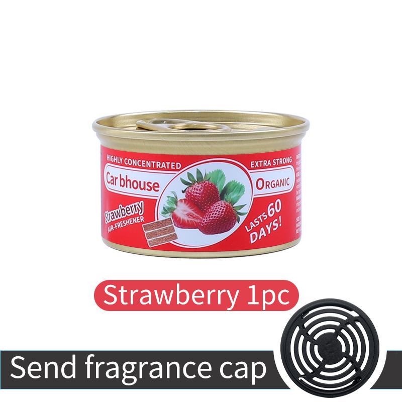 Bestseller Holzblock Dosenauto Aromatherapie, Auto Duftpaste, Deodorierender Lufterfrischer, Hochwertiges Festparfüm